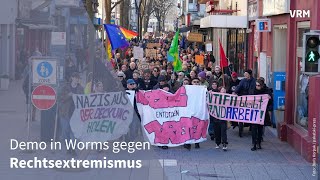 Demo gegen Rechtsextremismus in Worms [upl. by Readus]