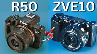 Sony ZV E10 vs Canon R50  Which Should You Buy [upl. by Anelrihs225]