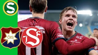 Örgryte IS  Sandviken IF 42  Superettan Höjdpunkter [upl. by Yelkreb305]