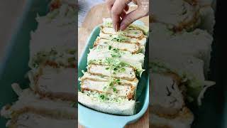 Pesto Tofu Katsu Sando  Vegetarian Katsu Sando Recipe shorts [upl. by Singhal]