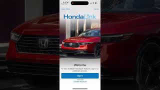 HondaLink app preview [upl. by Yrrej]