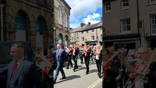 Kirkby Lonsdale Brass Band Contest 2024  Winners Morecambe Brass Band Road March [upl. by Ynad]