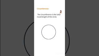 What is Circle Circumference Radius and Diameter circle shorts maths circumference radius [upl. by Sell14]