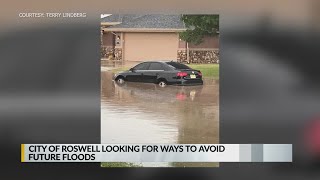 Roswell plans to fix drainage system after historic 100year flooding event [upl. by Ybeloc104]