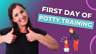 What to Do on Your FIRST Day of Potty Training 😲 [upl. by Nivlac752]