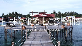 Fisheries Eco Villa Derawan island East Kalimantan Indonesia [upl. by Clovis]