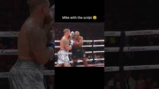 Impossible It was scripted No one can defeat Mike 😩miketyson jakepaul boxing netflix shorts [upl. by Odraleba]