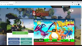 How to download the Pixelmon Reforged 82 Mod [upl. by Egan464]