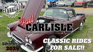 2024 Fall Carlisle  Friday  CARS FOR SALE [upl. by Oisinoid]