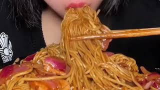 Full plate hot🔥🥵 chow asmr mukbang eating show [upl. by Rois584]