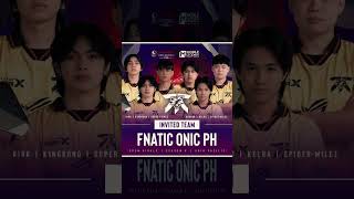 Roster Fnatic ONIC PH di Snapdragon MLBB Season 6 mplindonesia mplids14 mplid weownthis [upl. by Yelssew]