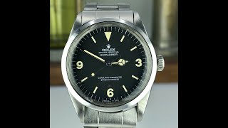 1967 Vintage Rolex Explorer 1016 MK 05 transitional model [upl. by Hajidak]