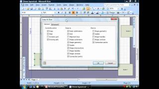 Snap and Glue Tools in Visio [upl. by Stovall628]