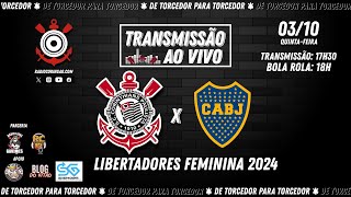 3102024  AO VIVO ⚫ CORINTHIANS x Boca Juniors  Libertadores Feminina 2024 [upl. by Mortimer]