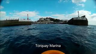 Kayaking Devon Paignton to Thatcher Rock 19 Sept 2017 [upl. by Macilroy]