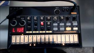 Korg Volca Beats Pattern Changes with Stutter [upl. by Helve]