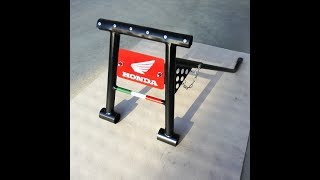 Cavalletto basculante MX 20Homemade MX 20 stand [upl. by Arraet]