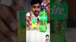 Making Sprite At HomeCrazyXYZ MRINDIANHACKER shorts experiment viral trending [upl. by Nylirej]