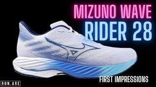 Mizuno Wave Rider 28  First Impressions Review [upl. by Nojed]