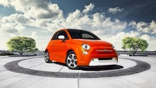 2013 Fiat 500e Electric 060 MPH First Drive amp Review [upl. by Lajet438]