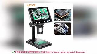 ✔️Hayve 43 Digital Microscope 1600X USB Microscope 1080p Soldering Mi [upl. by Ahsirt]