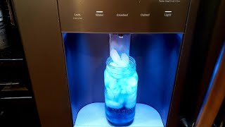 How to turn ice maker on GE Profile fridge 20232024 [upl. by Mirielle209]