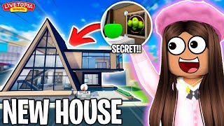 NEW HOUSE SECRET in LIVETOPIA Roleplay ROBLOX update 101 [upl. by Eliga894]