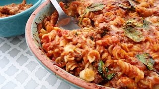 Beefy Cheesy Pasta Bake  GF [upl. by Eneladgam]