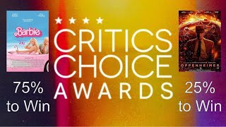 Critics Choice Awards 2024 Predictions [upl. by Chick940]