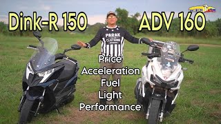 Dink R 150 vs ADV 160  Battle of the Adventure Scooters [upl. by Cook]