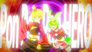 チバニャン＆Giga  のぼせもんHERO feat 鏡音レン ずんだもん【MV】 [upl. by Allerbag943]