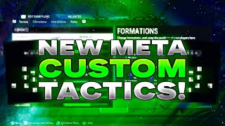 Amazing Attacking META Custom Tactics For EA FC 24 You Will Score A Lot Of Goals I Promise ❤️ [upl. by Idnahs]