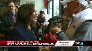 KCCI political analyst explains best path forward for Democrats following Bidens decision to dro [upl. by Eiromem]