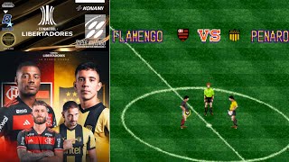 FLAMENGO VS PEÑAROL  14 DE FINAL  COPA LIBERTADORES 2024 BY BSTAR TEAM [upl. by Griz]