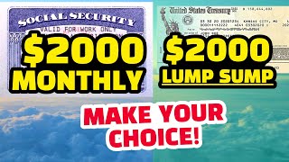 Stimulus Check Update Which Will It Be 200 Monthly or 2000 Lump Sum [upl. by Dranal186]