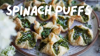 KRONKS SPINACH PUFFS PERFECT FOR SPRING  PLANTIFULLY BASED [upl. by Adnesor]