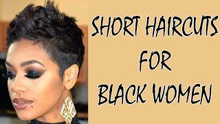 SHORT HAIRCUTS FOR BLACK WOMEN 2019 [upl. by Consuelo877]