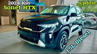 2024 Kia Sonet HTX 15 Diesel Update Features amp Price ❤️ Kia Sonet 2024 [upl. by Francisco]