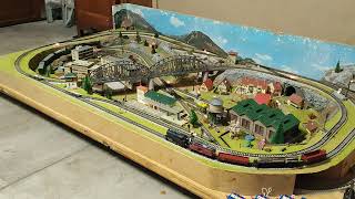 Vintage MTrack Layout with Vintage Passenger and Goods Trains from Märklin [upl. by Eltsyrhc]