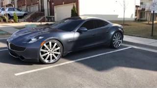 2012 Fisker Karma EcoSport on 24 Forgiato Concavo [upl. by Ailemac893]