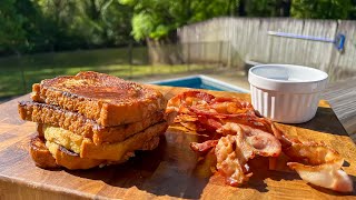 Cinnamon Glazed French Toast on the GRIDDLE [upl. by Enneibaf]