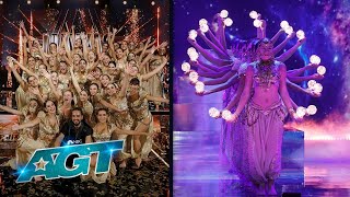 Mayyas WINNING Finals Dance and Live Reaction 🤩  AGT 2022 [upl. by Alemat]