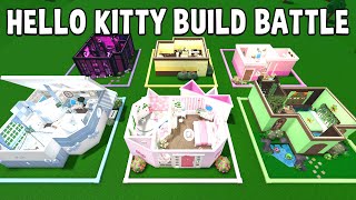 MEGA Hello Kitty Bedroom BuildOff CHALLENGE [upl. by Goodwin110]