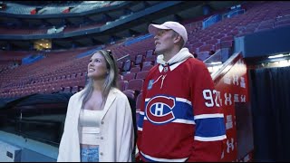 Patrik Laine tours the teams facilities at the Bell Centre for the first time [upl. by Noiztneb437]