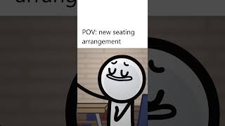 The new seating chart nobody wanted shorts [upl. by Airrat]