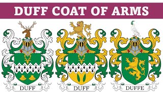 Duff Coat of Arms amp Family Crest  Symbols Bearers History [upl. by Eiruam535]