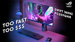 Is 360Hz Worth It  ASUS ROG PG259QNR Review  Hardware Sugar [upl. by Ines280]