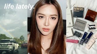 VLOG • life update luxury makeup haul studying amp bruno mars concert  Andrea Angeles [upl. by Eninej458]