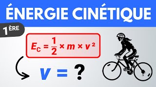 Énergie cinétique  calculer une vitesse   1ère  Physique [upl. by Ila]