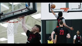 Portland Trail Blazers putting in work first day of Summer League practice [upl. by Ariec]